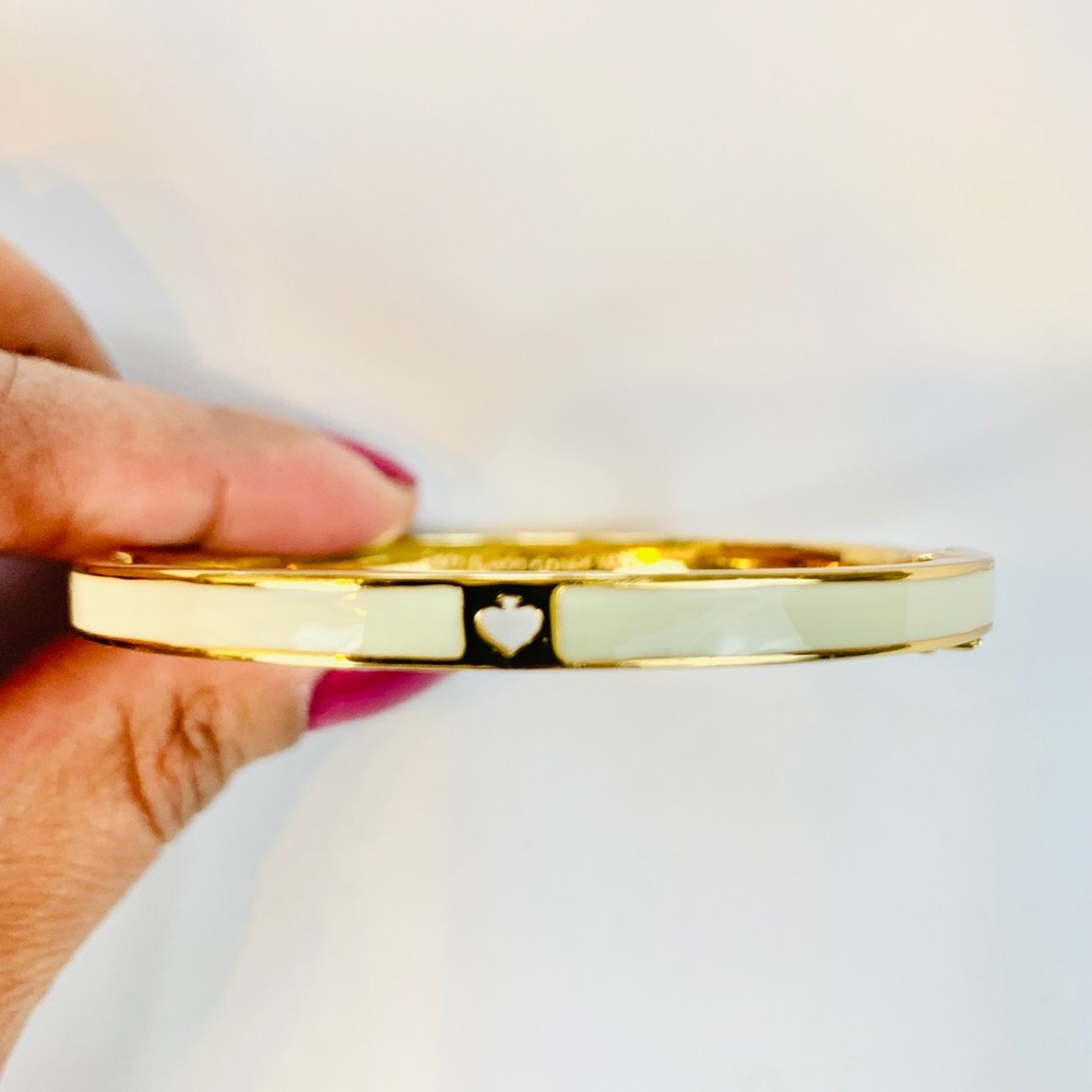 KATE SPADE Gold Enamel Bangle